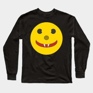 Scary face emoji Long Sleeve T-Shirt